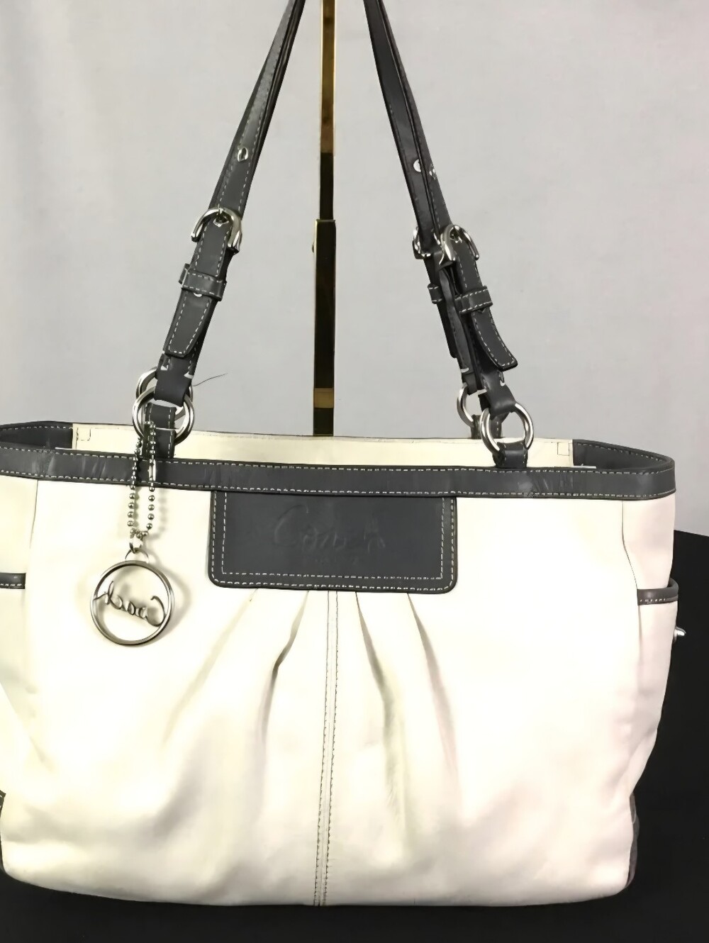 Coach 2010 Y2K Pleated East West Gallery Shoulder Bag (F13759) - Picture 6 of 6